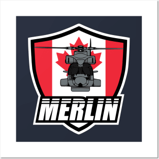 Canadian Merlin Helicopter Patch Posters and Art